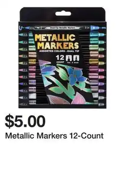 Five Below Metallic Markers 12-Count offer