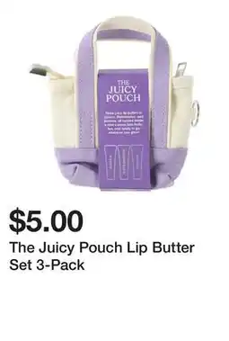 Five Below The Juicy Pouch Lip Butter Set 3-Pack offer