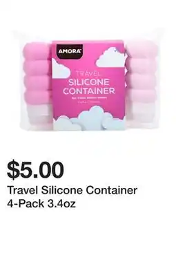 Five Below Travel Silicone Container 4-Pack 3.4oz offer
