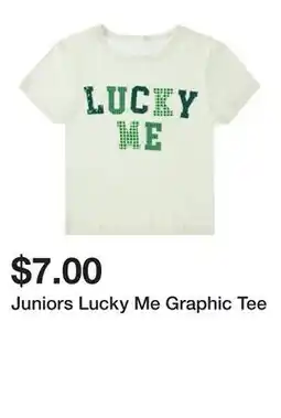 Five Below Juniors Lucky Me Graphic Tee offer