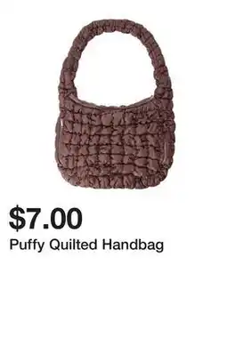 Five Below Puffy Quilted Handbag offer