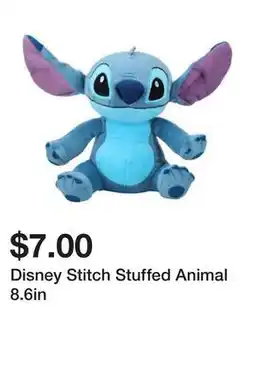 Five Below Disney Stitch Stuffed Animal 8.6in offer