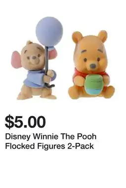 Five Below Disney Winnie The Pooh Flocked Figures 2-Pack offer