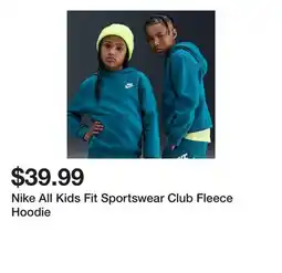 Dick's Sporting Goods Nike All Kids Fit Sportswear Club Fleece Hoodie offer