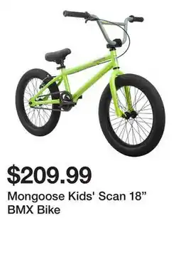 Dick's Sporting Goods Mongoose Kids' Scan 18 BMX Bike offer