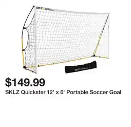 Dick's Sporting Goods SKLZ Quickster 12' x 6' Portable Soccer Goal offer