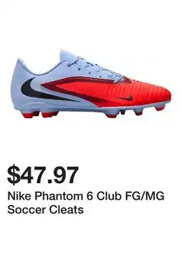 Dick's Sporting Goods Nike Phantom 6 Club FG/MG Soccer Cleats offer