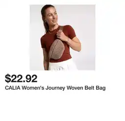 Dick's Sporting Goods CALIA Women's Journey Woven Belt Bag offer
