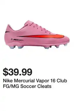 Dick's Sporting Goods Nike Mercurial Vapor 16 Club FG/MG Soccer Cleats offer