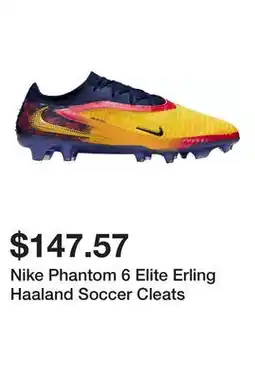 Dick's Sporting Goods Nike Phantom 6 Elite Erling Haaland Soccer Cleats offer