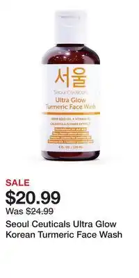 Nordstrom Seoul Ceuticals Ultra Glow Korean Turmeric Face Wash offer