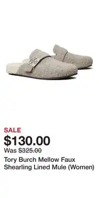 Nordstrom Tory Burch Mellow Faux Shearling Lined Mule (Women) offer