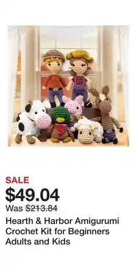 Kohl's Hearth & Harbor Amigurumi Crochet Kit for Beginners Adults and Kids offer