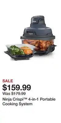 Kohl's Ninja Crispi 4-in-1 Portable Cooking System offer