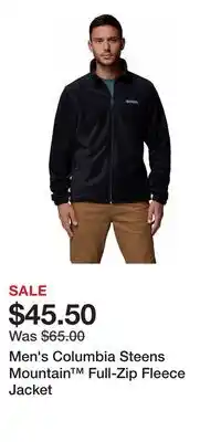 Kohl's Men's Columbia Steens Mountain Full-Zip Fleece Jacket offer