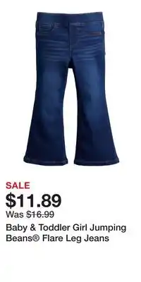 Kohl's Baby & Toddler Girl Jumping Beans Flare Leg Jeans offer