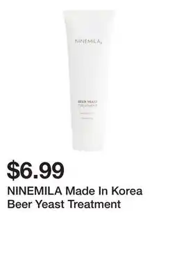 Marshalls NINEMILA Made In Korea Beer Yeast Treatment offer