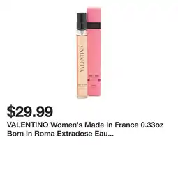 Marshalls VALENTINO Women's Made In France 0.33oz Born In Roma Extradose Eau De Parfum offer