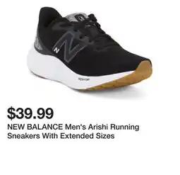 Marshalls NEW BALANCE Men's Arishi Running Sneakers With Extended Sizes offer