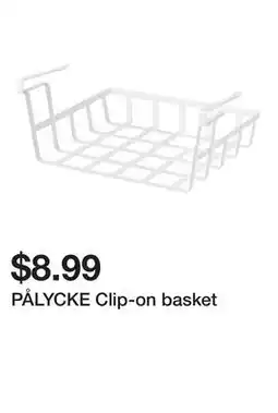 Ikea PÅLYCKE Clip-on basket offer