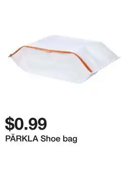 Ikea PÄRKLA Shoe bag offer
