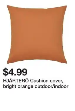 Ikea HJÄRTERÖ Cushion cover, bright orange outdoor/indoor offer