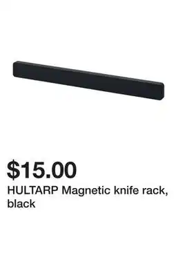 Ikea HULTARP Magnetic knife rack, black offer