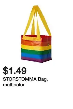 Ikea STORSTOMMA Bag, multicolor offer