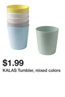 Ikea KALAS Tumbler, mixed colors offer