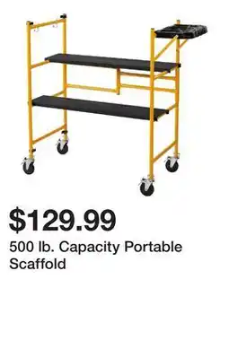 Harbor Freight Tools 500 lb. Capacity Portable Scaffold offer
