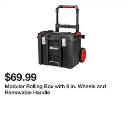 Harbor Freight Tools Modular Rolling Box with 8 in. Wheels and Removable Handle offer