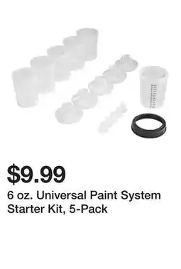 Harbor Freight Tools 6 oz. Universal Paint System Starter Kit, 5-Pack offer