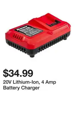 Harbor Freight Tools 20V Lithium-Ion, 4 Amp Battery Charger offer