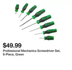 Harbor Freight Tools Professional Mechanics Screwdriver Set, 8-Piece, Green offer