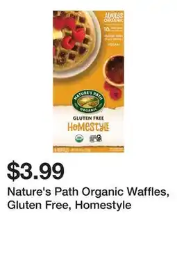 Wegmans Nature's Path Organic Waffles, Gluten Free, Homestyle offer
