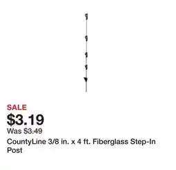 Tractor Supply Company CountyLine 3/8 in. x 4 ft. Fiberglass Step-In Post offer