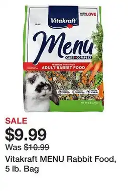 Tractor Supply Company Vitakraft MENU Rabbit Food, 5 lb. Bag offer