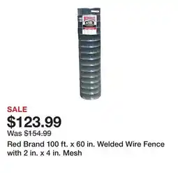 Tractor Supply Company Red Brand 100 ft. x 60 in. Welded Wire Fence with 2 in. x 4 in. Mesh offer