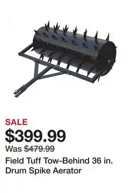 Tractor Supply Company Field Tuff Tow-Behind 36 in. Drum Spike Aerator offer