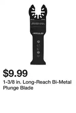 Harbor Freight Tools 1-3/8 in. Long-Reach Bi-Metal Plunge Blade offer