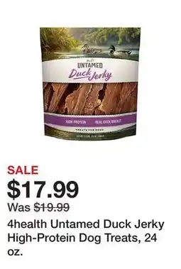 Tractor Supply Company 4health Untamed Duck Jerky High-Protein Dog Treats, 24 oz offer