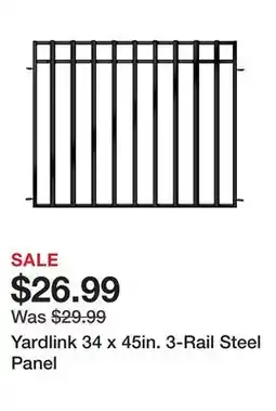 Tractor Supply Company Yardlink 34 x 45in. 3-Rail Steel Panel offer