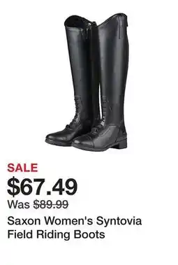Tractor Supply Company Saxon Women's Syntovia Field Riding Boots offer