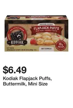 Wegmans Kodiak Flapjack Puffs, Buttermilk, Mini Size offer
