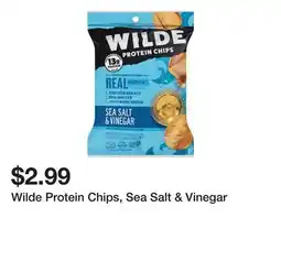 Wegmans Wilde Protein Chips, Sea Salt & Vinegar offer