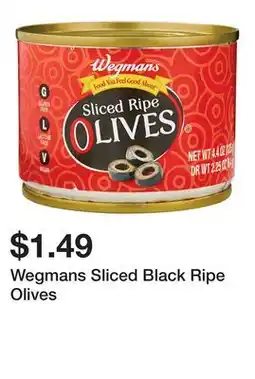 Wegmans Wegmans Sliced Black Ripe Olives offer