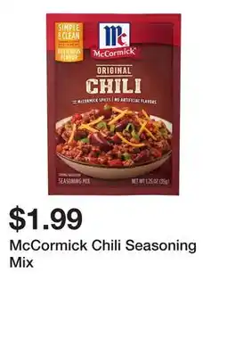 Wegmans McCormick Chili Seasoning Mix offer