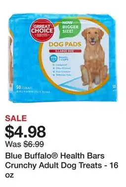 Petsmart Blue Buffalo Health Bars Crunchy Adult Dog Treats - 16 oz offer
