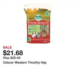 Petsmart Oxbow Western Timothy Hay offer