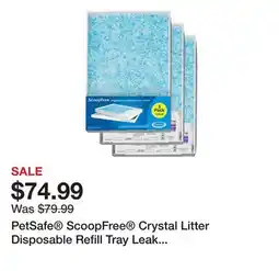 Petsmart PetSafe ScoopFree Crystal Litter Disposable Refill Tray Leak Proof Fresh Scent offer